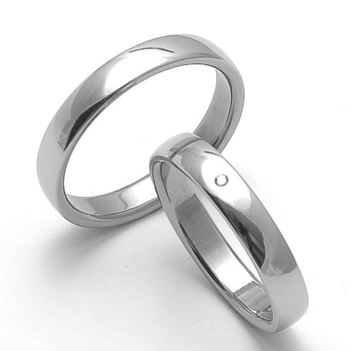 Dámsky oceľový snubný prsteň RZ14001