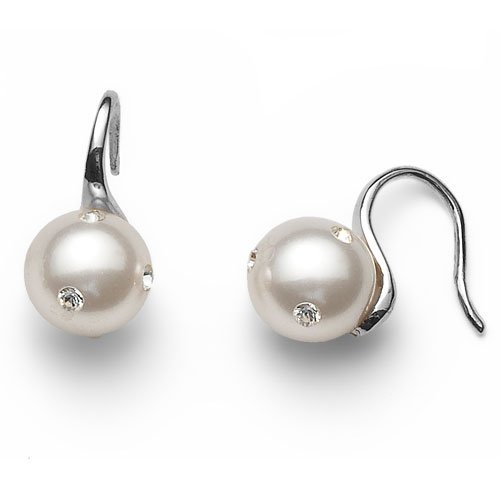 Náušnice s krištáľmi Swarovski Oliver Weber Pearl