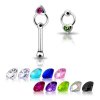 Strieborný piercing do nosa N01039