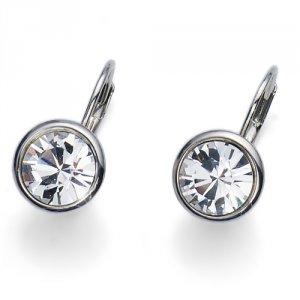 Náušnice s krištáľmi Swarovski Oliver Weber Simple Crystal
