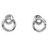 Strieborné náušnice Hot Diamonds Eternity Interlocking Silver Stud DE308
