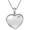 Strieborný prívesok Hot Diamonds Memoirs Heart Locket