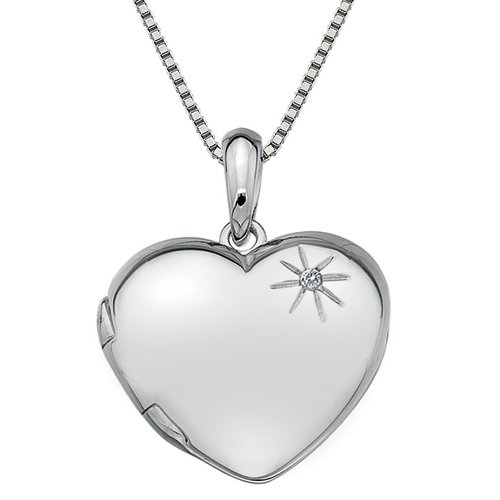 Strieborný prívesok Hot Diamonds Memoirs Heart Locket