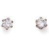 Náušnice s krištáľmi Swarovski Oliver Weber Brilli 22364RG
