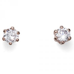Náušnice s krištáľmi Swarovski Oliver Weber Brilli 22364RG