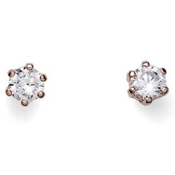 Náušnice s krištáľmi Swarovski Oliver Weber Brilli 22364RG