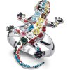 Prsteň s krištáľmi Swarovski Oliver Weber Gaudi Drac 41110R