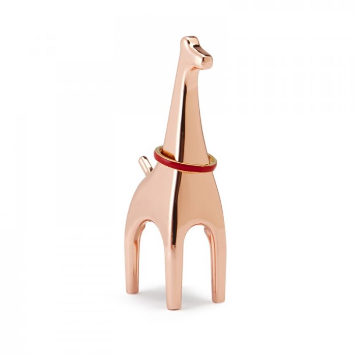 Malý stojan na prstene Umbra Giraffe - medený