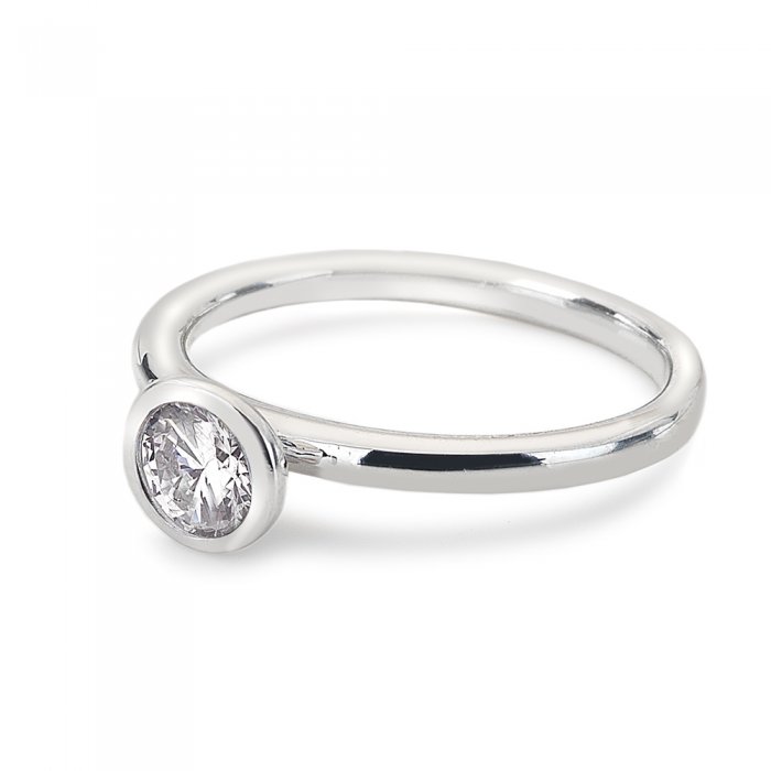 Strieborný prsteň Hot Diamonds Emozioni Scintilla Clear Innocence