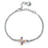 Náramok s krištálmi Swarovski Oliver Weber Gaudi Croix multi