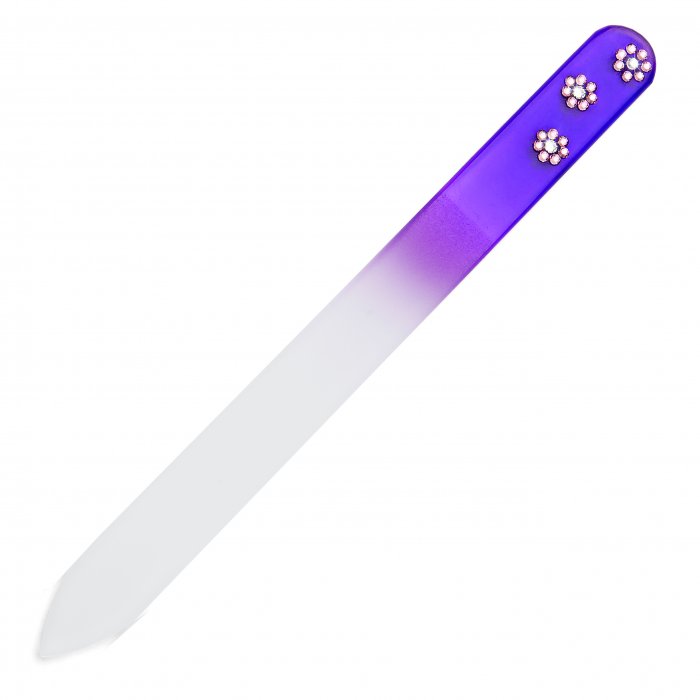 Pilník s krištálmi Swarovski Oliver Weber Flower violet