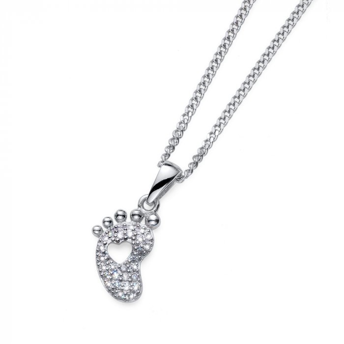 Strieborný prívesok s krištáľmi Swarovski Oliver Weber Pace crystal