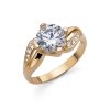 Prsteň s krištálmi Swarovski Oliver Weber Success gold crystal