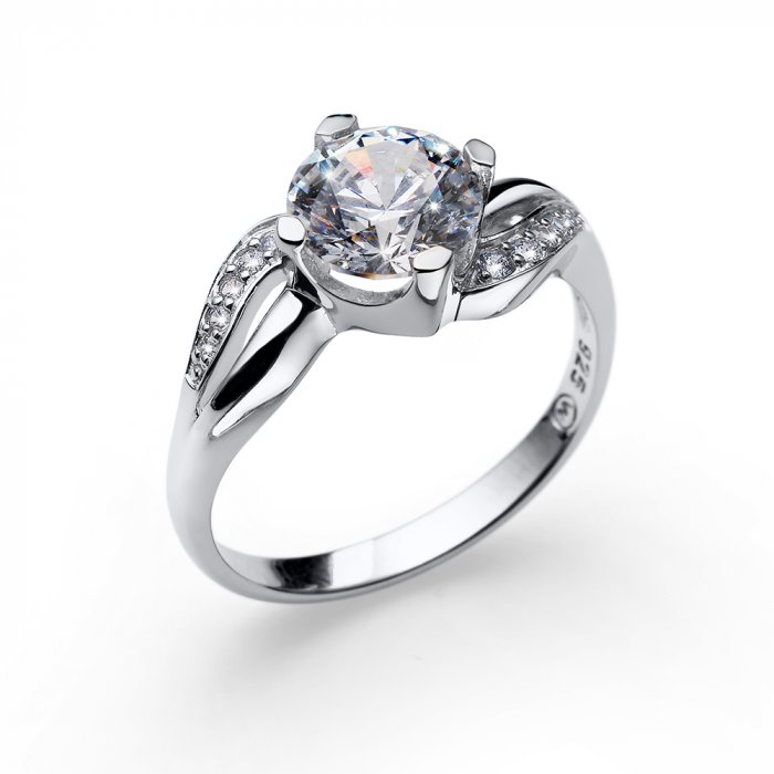 Prsteň s krištálmi Swarovski Oliver Weber Success crystal