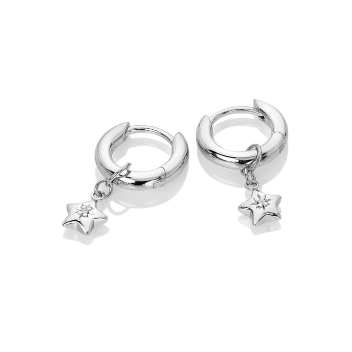 Strieborné náušnice Hot Diamonds Most Loved DE719