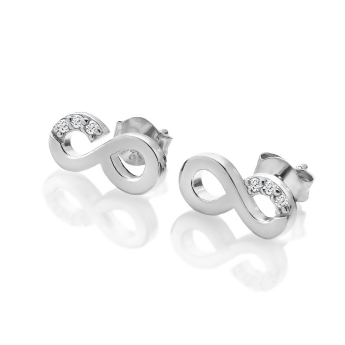 Strieborné náušnice Hot Diamonds Much Loved DE731
