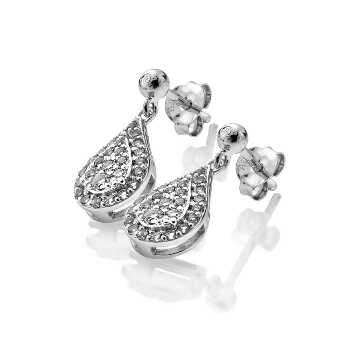 Strieborné náušnice Hot Diamonds Glimmer DE735