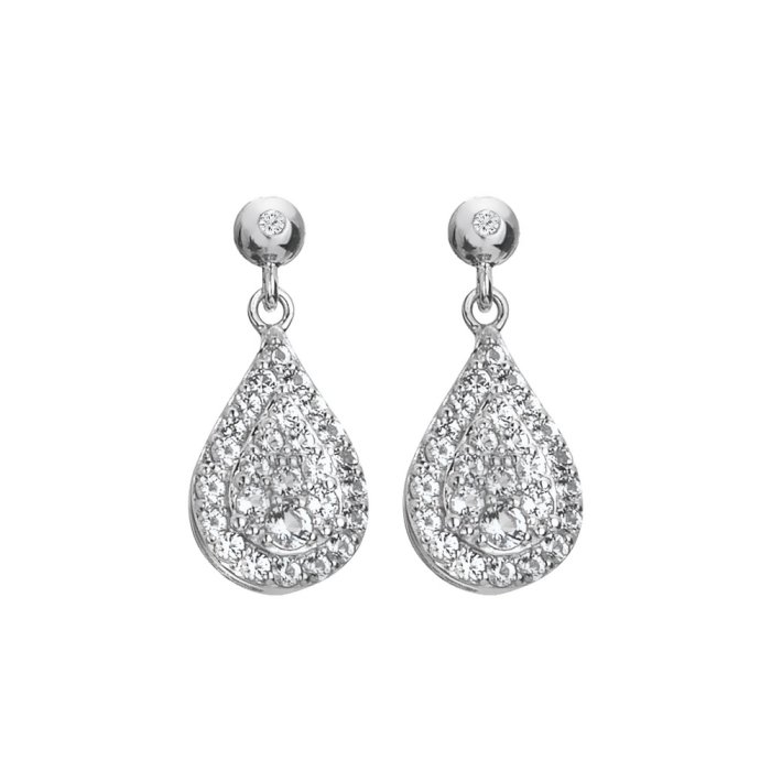 Strieborné náušnice Hot Diamonds Glimmer DE735