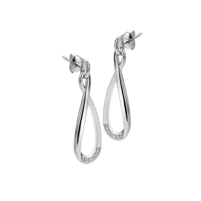 Strieborné náušnice Hot Diamonds Most Loved DE742