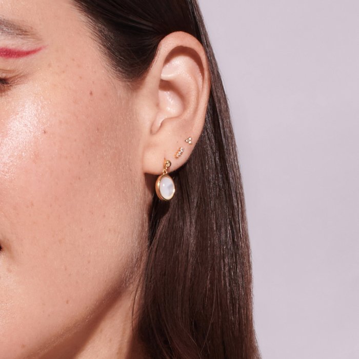Strieborné náušnice Hot Diamonds x Jac Jossa Hope DE758