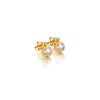 Strieborné náušnice Hot Diamonds X Gemstones Droplet DE774