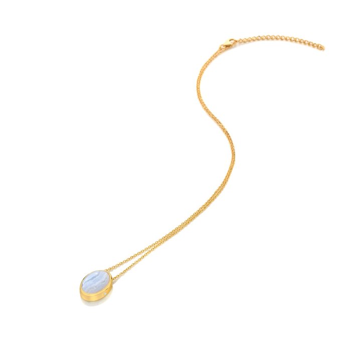 Strieborný prívesok Hot Diamonds X Gemstones Oval DN190