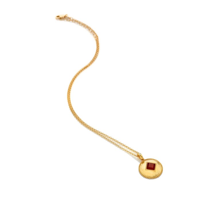 Strieborný prívesok Hot Diamonds X Gemstones Coin DP934