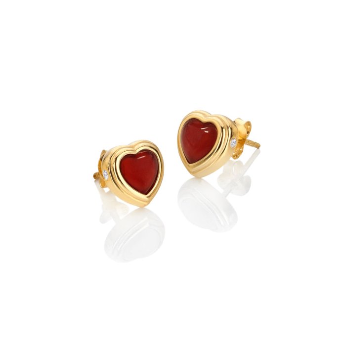 Strieborné náušnice Hot Diamonds X Gemstones DE796