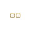 Strieborné náušnice Hot Diamonds X Gemstones Square DE770