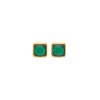 Strieborné náušnice Hot Diamonds X Gemstones Square DE771