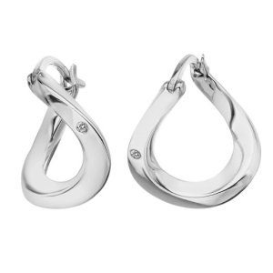 Strieborné náušnice Hot Diamonds Huggies DE792