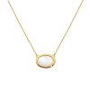 Strieborný náhrdelník Hot Diamonds X Gemstones Oval DN186