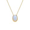 Strieborný prívesok Hot Diamonds X Gemstones Oval DN190