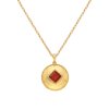 Strieborný prívesok Hot Diamonds X Gemstones Coin DP934