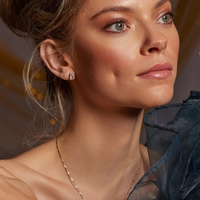 Strieborné náušnice Hot Diamonds Much Loved DE729