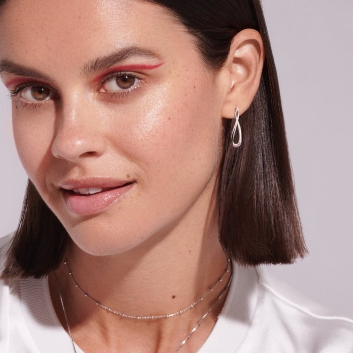 Strieborné náušnice Hot Diamonds Most Loved DE742