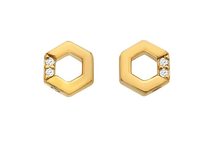 Strieborné náušnice Hot Diamonds x Jac Jossa Hope DE756