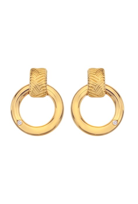 Strieborné náušnice Hot Diamonds x Jac Jossa Hope DE677