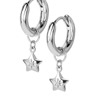 Strieborné náušnice Hot Diamonds Most Loved DE719