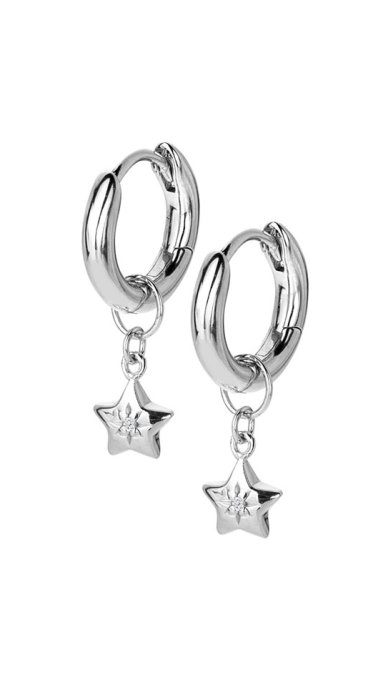 Strieborné náušnice Hot Diamonds Most Loved DE719